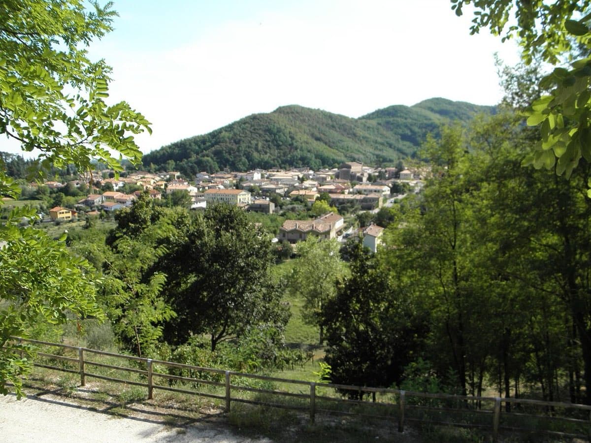 La conca euganea vista dall'alto