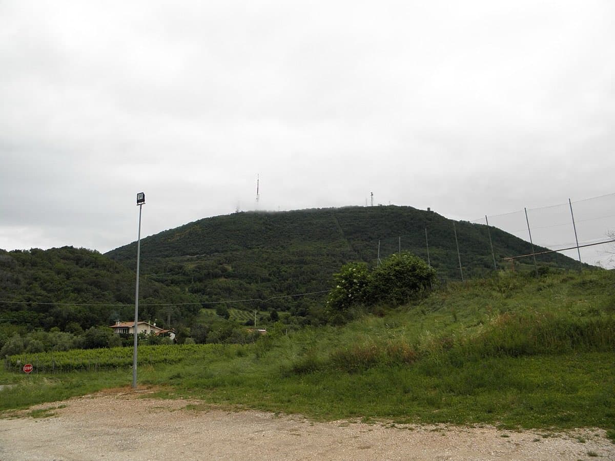 Il Monte Venda visto da Faedo