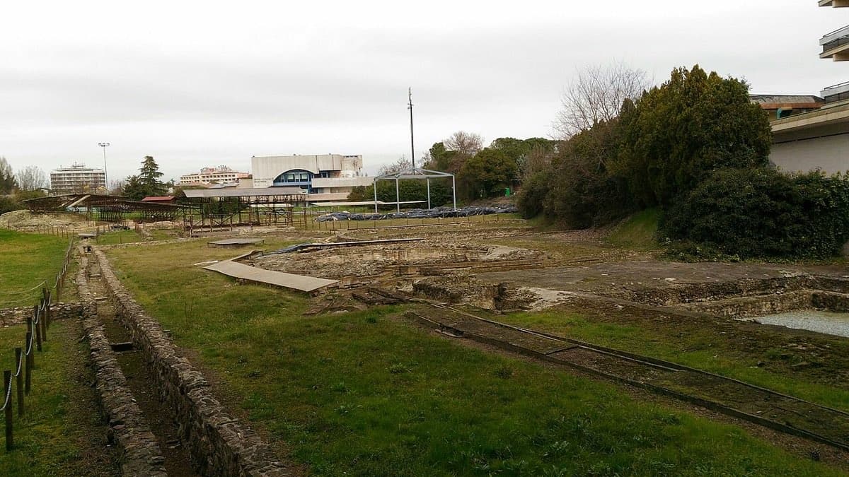 L'area archeologica accanto al museo