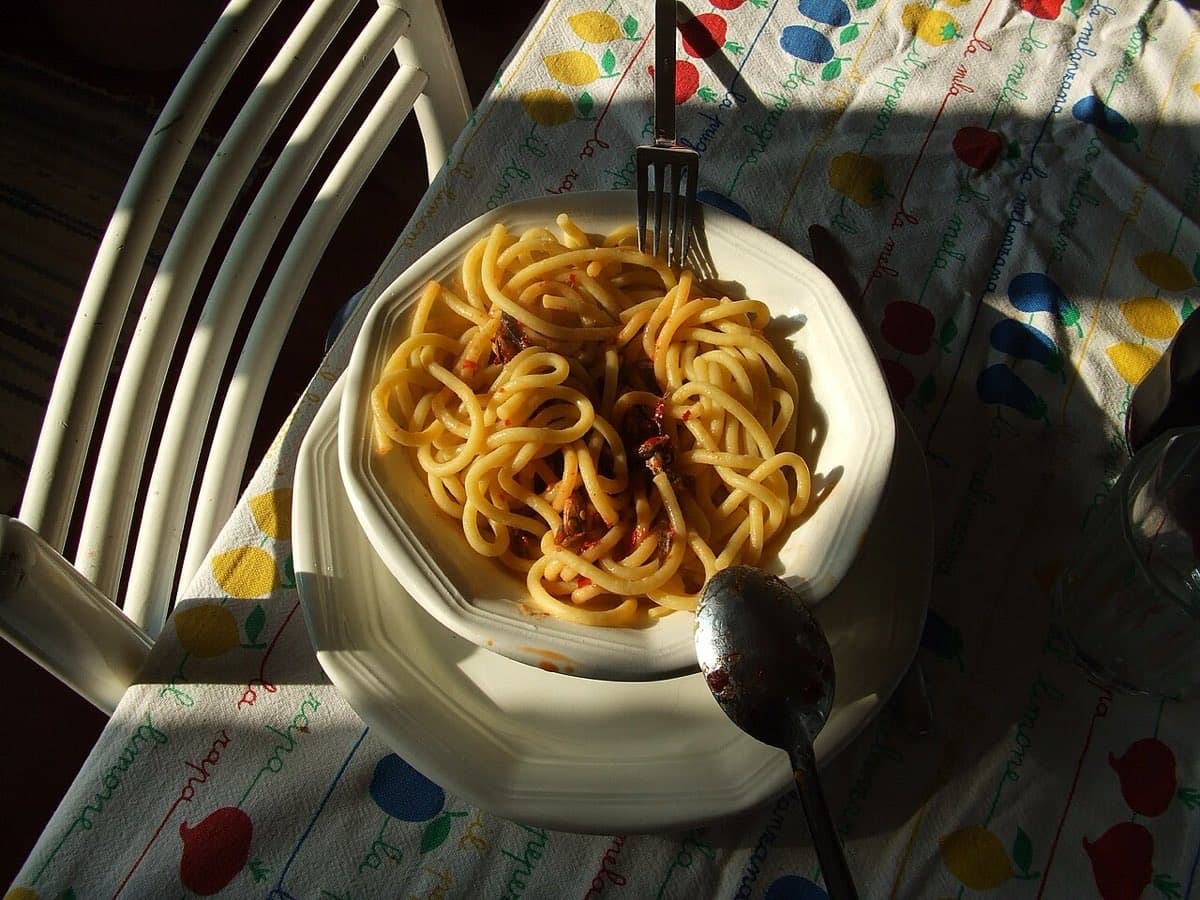 Pasta fresca veneta (immagine d'archivio)